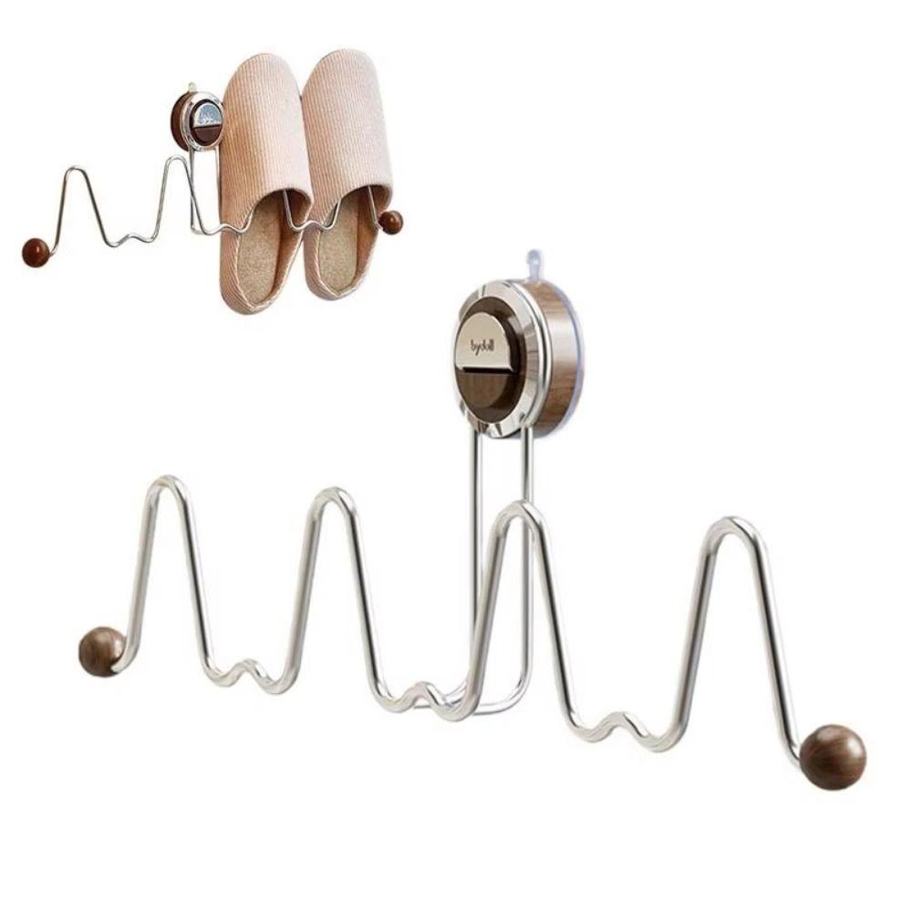Removable Wall Mounted Shoe Holder Stainless Steel Shoes Storage Hooks Shoe Drying Hanger Home коричневий
Removable Wall Mounted Shoe Holder Stainless Steel Shoes Storage Hooks Shoe Drying Hanger Home коричневий