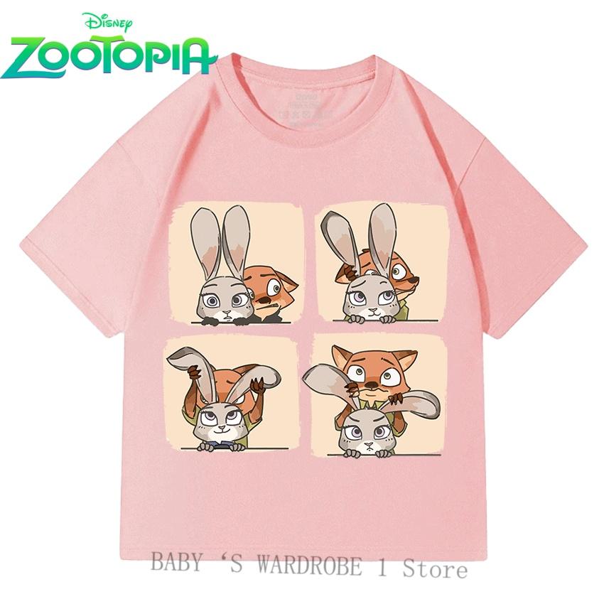 Бавовняні футболки з коротким рукавом Disney Zootopia для хлопчиків та дівчаток 3-12 років з мультяшними принтами, милі, модні 160
Бавовняні футболки з коротким рукавом Disney Zootopia для хлопчиків та дівчаток 3-12 років з мультяшними принтами, милі, модні 160
