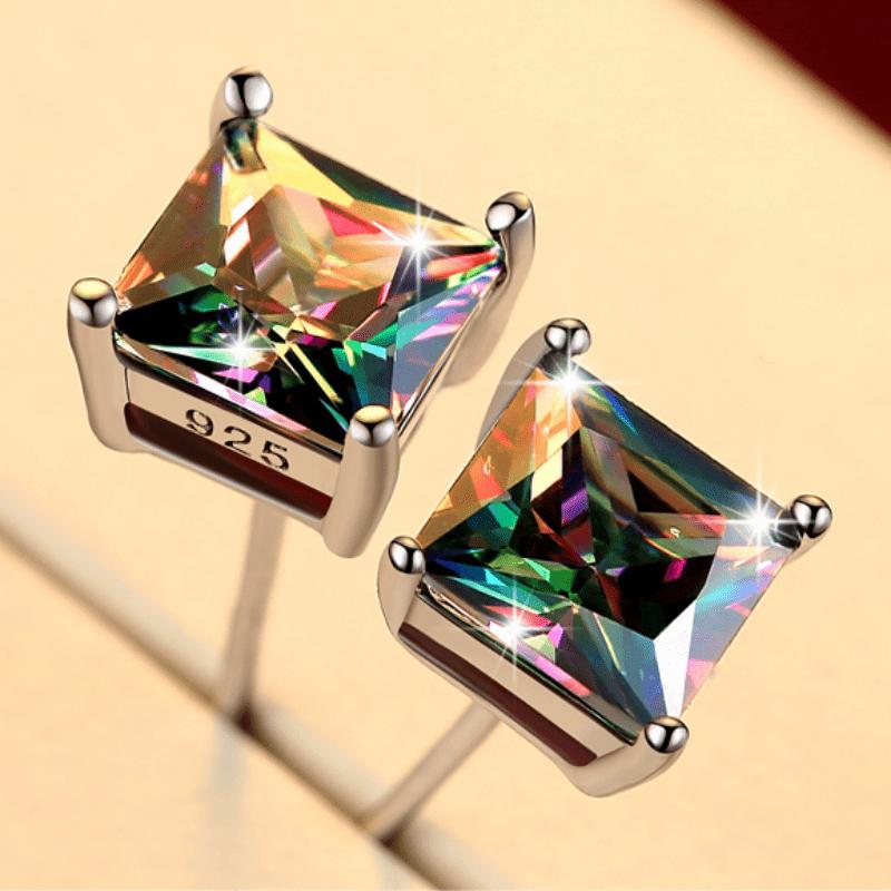 Shiny 4-Prong Zircon Stud Earrings White Silver Plated Party Wedding Decor For Women Girls 1Pair
Shiny 4-Prong Zircon Stud Earrings White Silver Plated Party Wedding Decor For Women Girls 1Pair