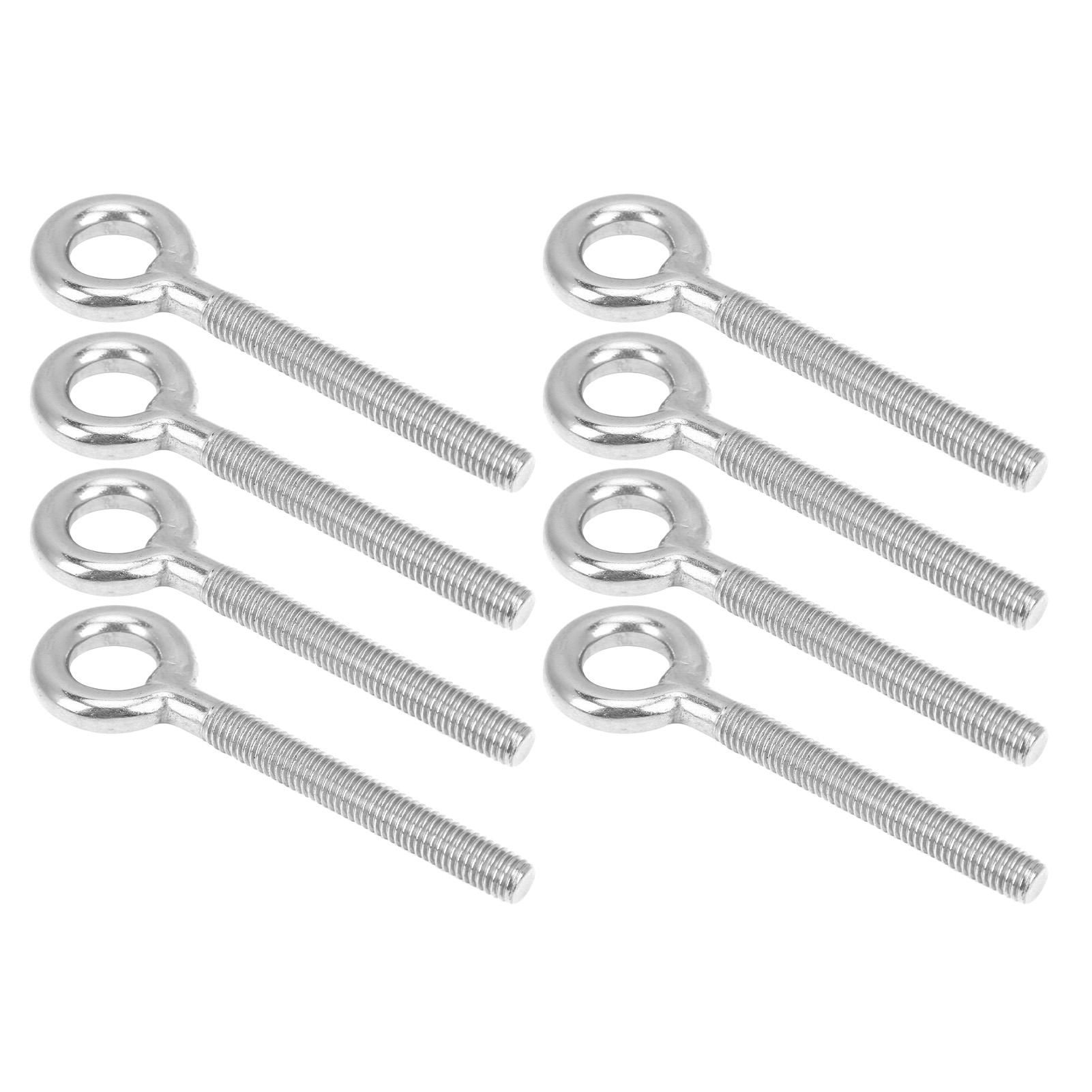 8pcs M8 Eye Bolt Stainless Steel Ring Bolts Machine Welded Closed Screw Rod Eye Screw Bolts
8pcs M8 Eye Bolt Stainless Steel Ring Bolts Machine Welded Closed Screw Rod Eye Screw Bolts