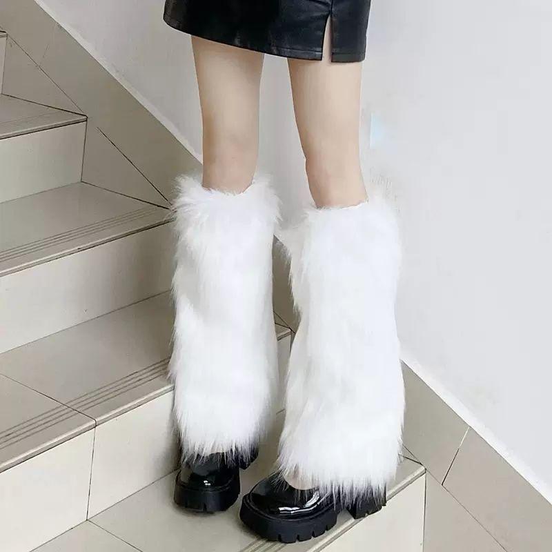 Y2K White Faux Fur Leg Warm Sock Warmers Boot Covers Lady Cute Jk Knee Length Hipster Fashion Furry Leg Warmers Socks One Size белый
Y2K White Faux Fur Leg Warm Sock Warmers Boot Covers Lady Cute Jk Knee Length Hipster Fashion Furry Leg Warmers Socks One Size белый