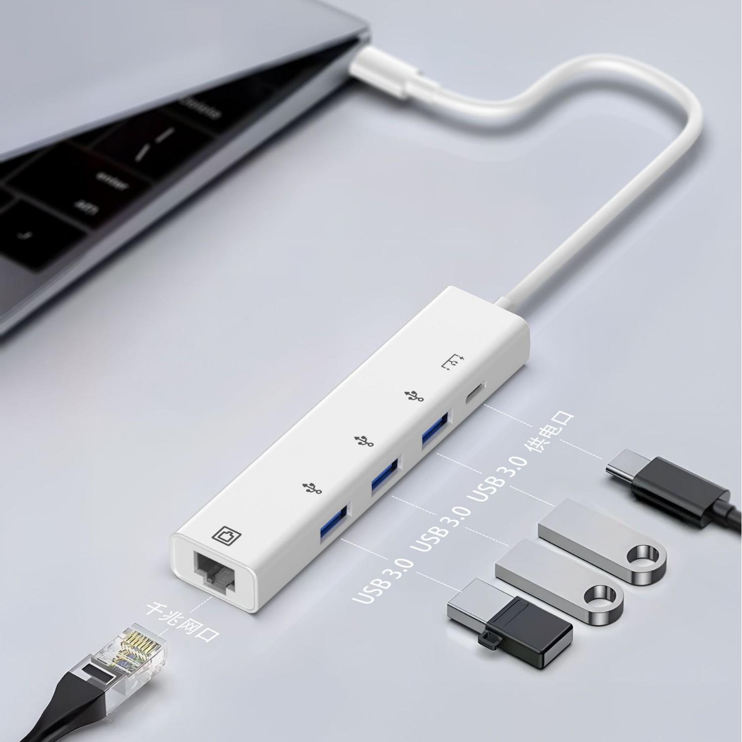 RJ45 Type-C to 100M Network Port Converter: 5-in-1 Laptop Expansion Dock
RJ45 Type-C to 100M Network Port Converter: 5-in-1 Laptop Expansion Dock