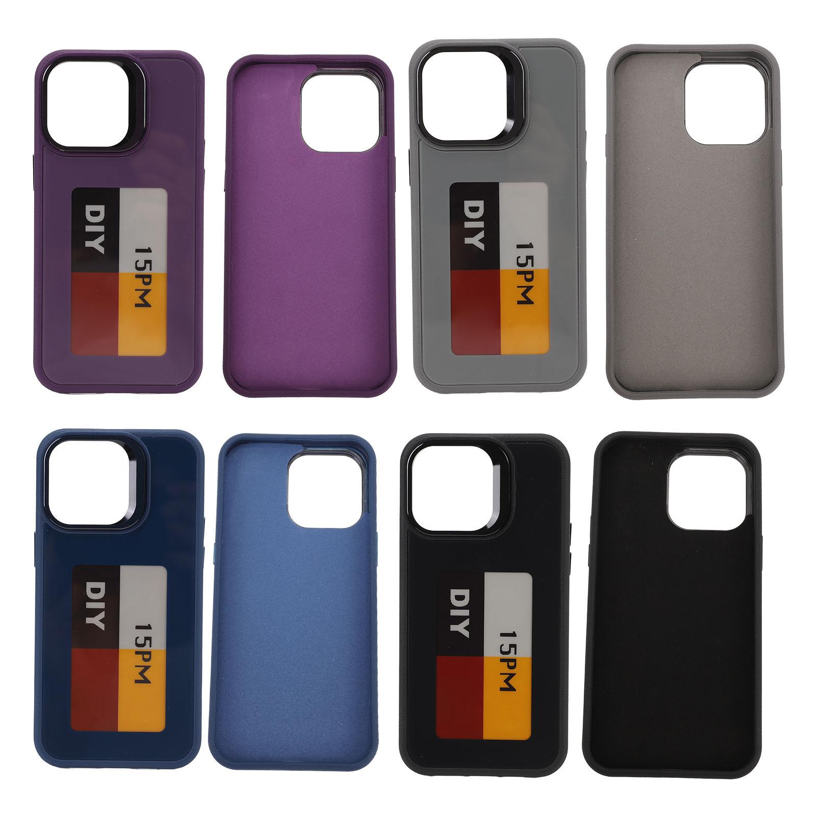 Ink Screen Phone Case 4 Color Red Yellow Black White NFC Projection Phone Case with Metal Bracket fo Grey
Ink Screen Phone Case 4 Color Red Yellow Black White NFC Projection Phone Case with Metal Bracket fo Grey