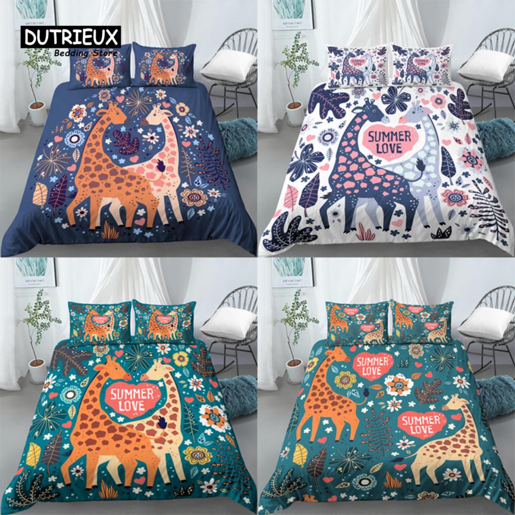Home Living Luxury 3D Giraffe Print 2/3Pcs Comfortable Duvet Cover PillowCase Bedding Sets Queen and King EU/US/AU Size EU single(135x200cm)
Home Living Luxury 3D Giraffe Print 2/3Pcs Comfortable Duvet Cover PillowCase Bedding Sets Queen and King EU/US/AU Size EU single(135x200cm)