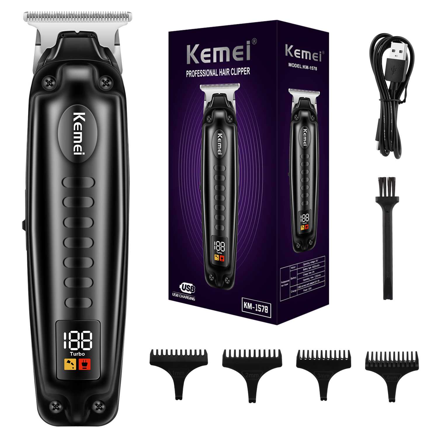 Kemei 1578 PRO Аккумуляторный триммер для волос Парикмахерская Машинка для стрижки волос с нулевым зазором 0 мм Машина для финишной резки Детейлер Высокопроизводительный низкопрофильный
Kemei 1578 PRO Аккумуляторный триммер для волос Парикмахерская Машинка для стрижки волос с нулевым зазором 0 мм Машина для финишной резки Детейлер Высокопроизводительный низкопрофильный