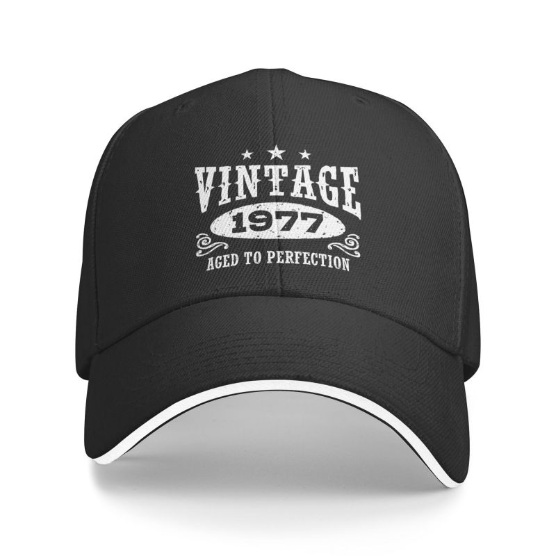 New Personalized Vintage 1977 Baseball Cap Women Unisex Breathable 45 Years Old 45rd Birthday Gift Dad Hat Sports 1
New Personalized Vintage 1977 Baseball Cap Women Unisex Breathable 45 Years Old 45rd Birthday Gift Dad Hat Sports 1