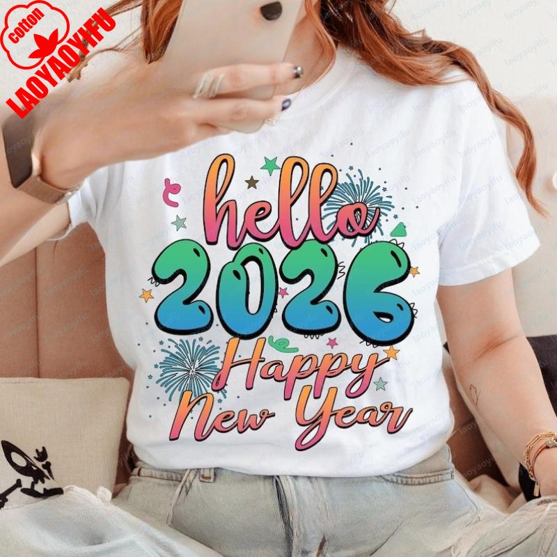 Привет 2026 С Новым Годом Прощай 2025 Футболка Мужская Женская Хлопок На Все Случаи Лето Унисекс Харадзюку Фестиваль Празднование Топы 4XL
Привет 2026 С Новым Годом Прощай 2025 Футболка Мужская Женская Хлопок На Все Случаи Лето Унисекс Харадзюку Фестиваль Празднование Топы 4XL