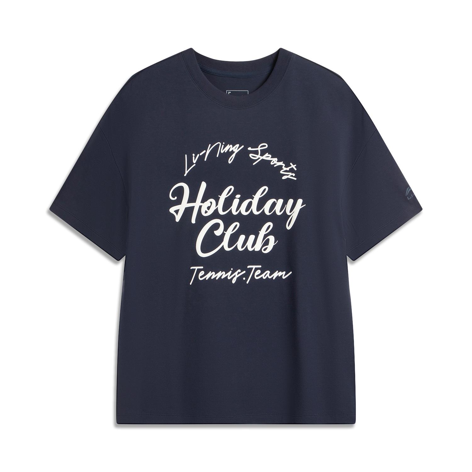 Li Ning Sports Lifestyle Series Letter Round Neck Breathable Versatile Loose Short Sleeve T-Shirt Women T-Shirt Outer-Space-Blue AHSVB42-3
Li Ning Sports Lifestyle Series Letter Round Neck Breathable Versatile Loose Short Sleeve T-Shirt Women T-Shirt Outer-Space-Blue AHSVB42-3