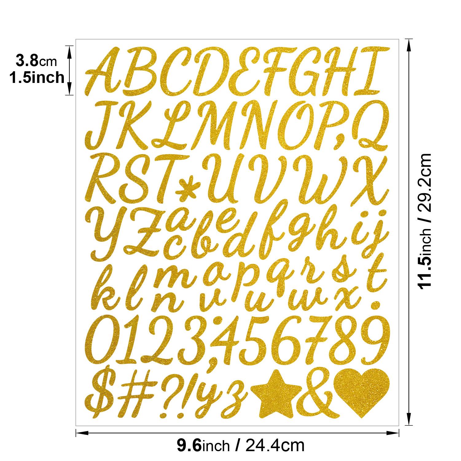 Glitter Letter Sticker 1.5 Inch Handwritten Doctor Hat Gift DIY Decorative Gold Powder Glitter Letter Sticker
Glitter Letter Sticker 1.5 Inch Handwritten Doctor Hat Gift DIY Decorative Gold Powder Glitter Letter Sticker