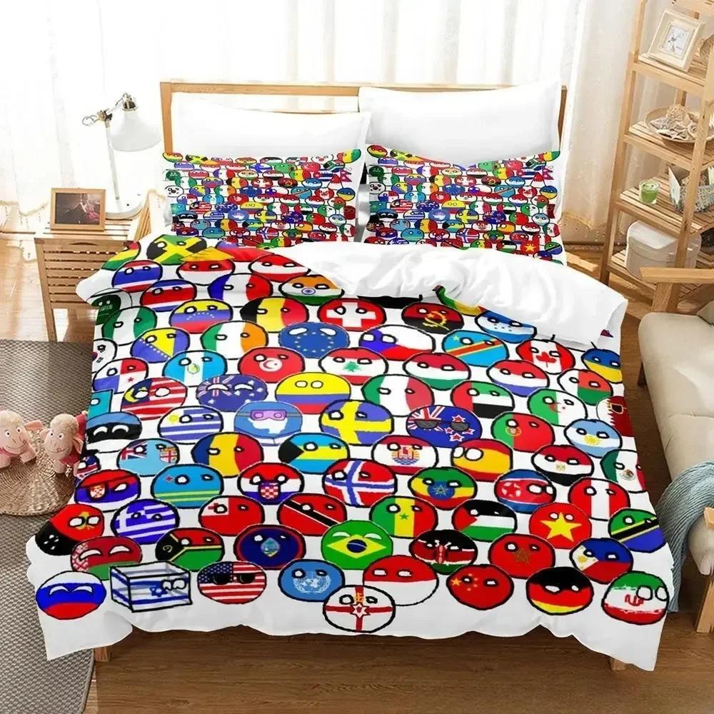 2024 Новий Countryball Polandballs Комплект постільної білизни Односпальний Twin Повний Queen King Розмір Комплект постільної білизни Дорослий Дитяча Спальня Комплекти з підковдрою Мультфільм 264x228cm
2024 Новий Countryball Polandballs Комплект постільної білизни Односпальний Twin Повний Queen King Розмір Комплект постільної білизни Дорослий Дитяча Спальня Комплекти з підковдрою Мультфільм 264x228cm