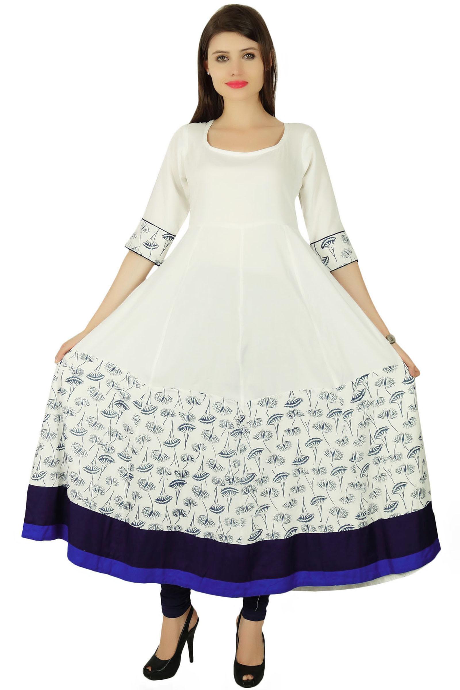 Жіноча сукня-туніка Bollywood Rayon Kurti від етнічного дизайнера Phagun 6 off білий колір
Жіноча сукня-туніка Bollywood Rayon Kurti від етнічного дизайнера Phagun 6 off білий колір