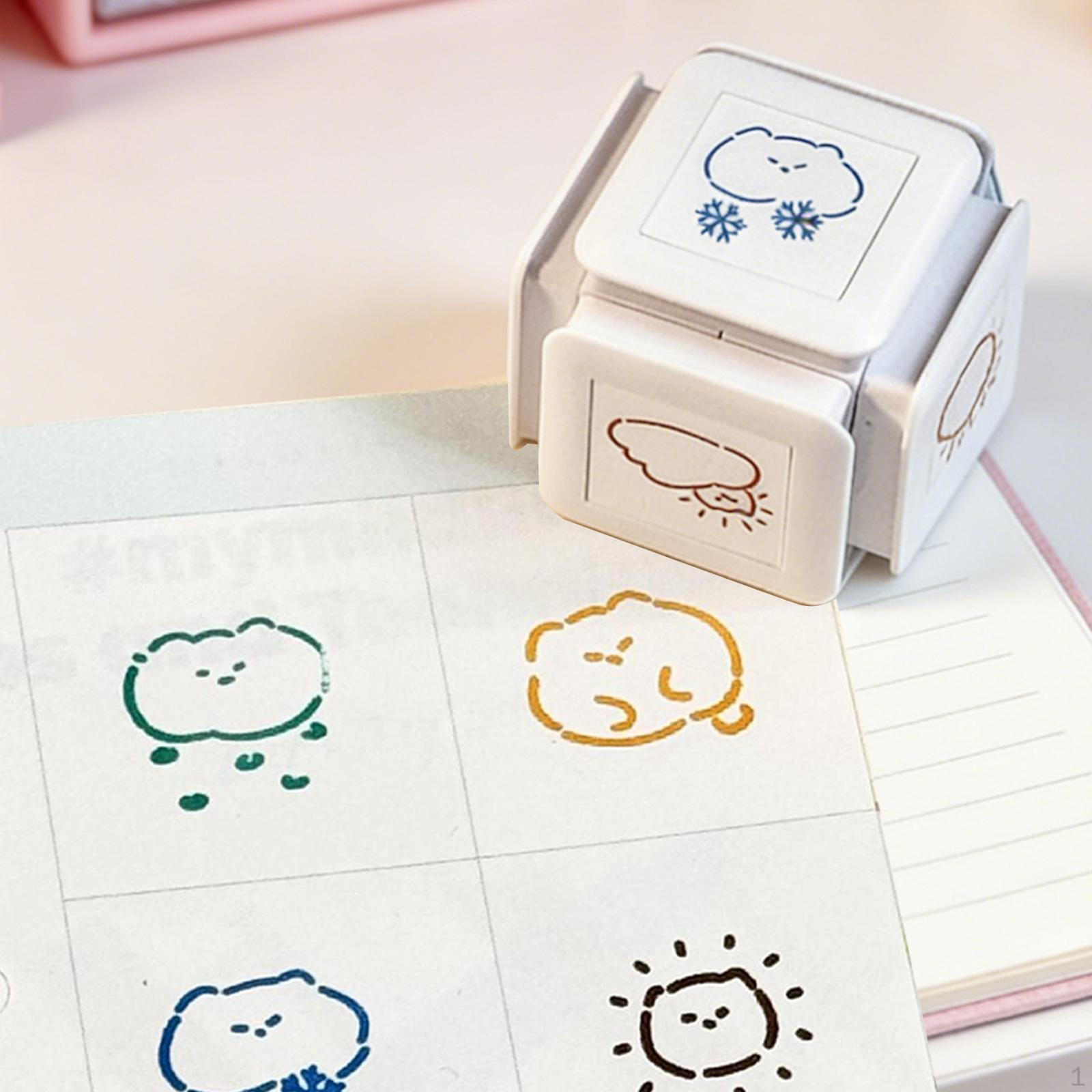Cat Weather Stamp Inking Versatile Durability Compact Sturdy 6 in 1 Portable for Drawing Art
Cat Weather Stamp Inking Versatile Durability Compact Sturdy 6 in 1 Portable for Drawing Art