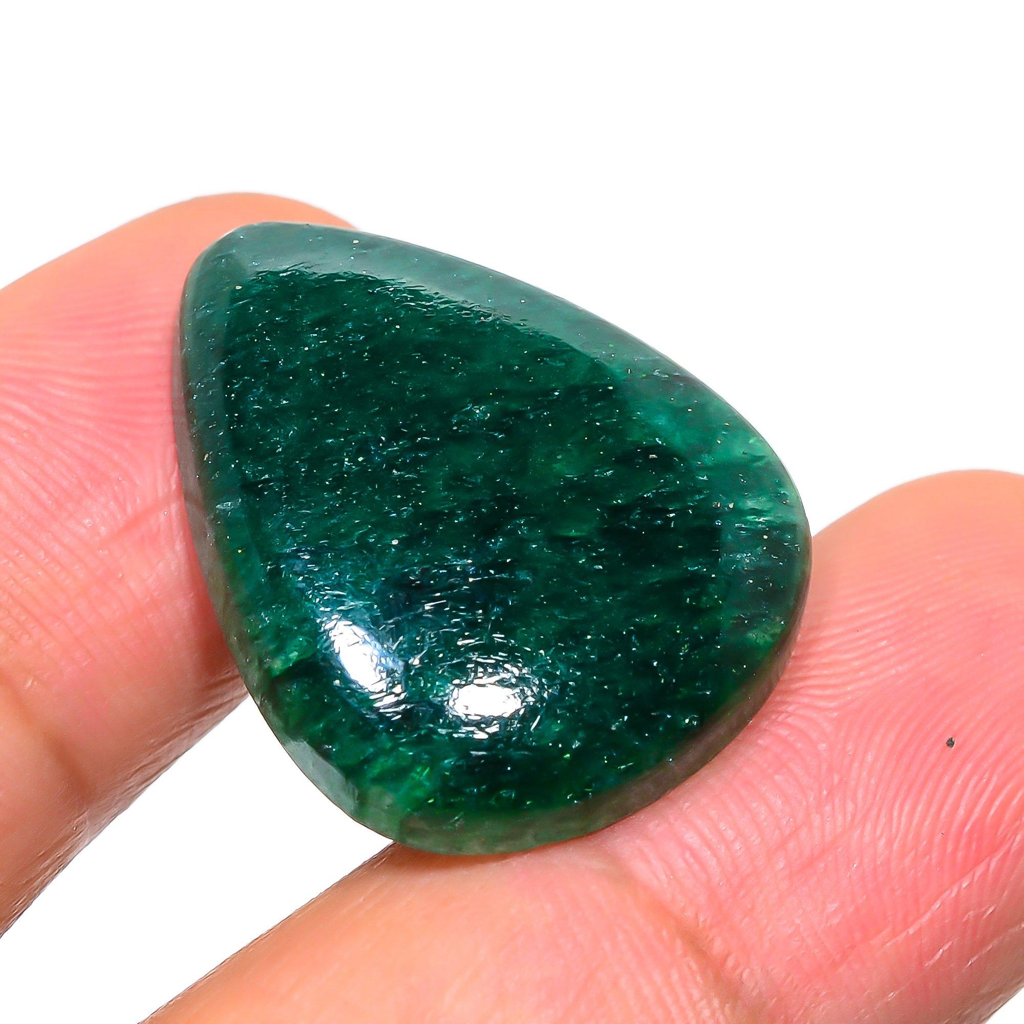 Natural Green Aventurine 2x2.4cm Cabochon Fine Loose Gemstone 21.6Cts. w2F15 зелений
Natural Green Aventurine 2x2.4cm Cabochon Fine Loose Gemstone 21.6Cts. w2F15 зелений