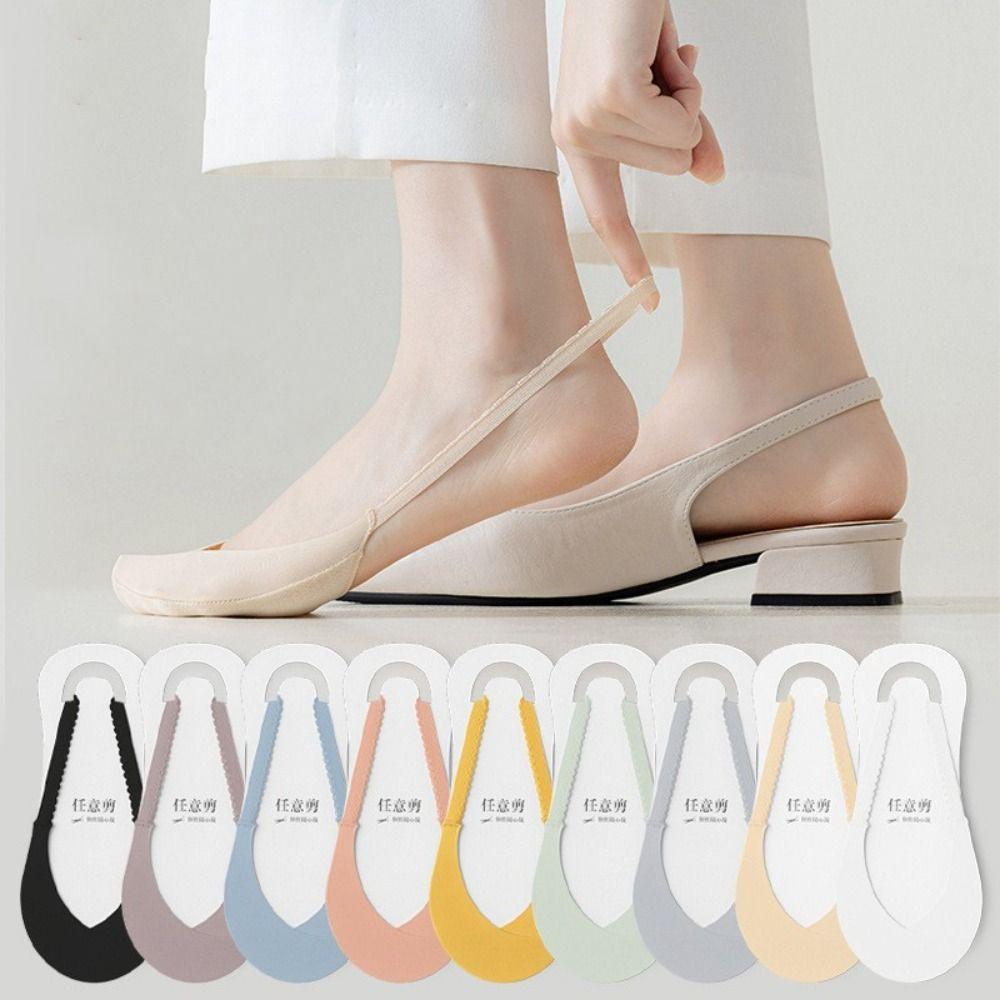 1pair Ice Silk Invisible Socks Non-slip Half Feet Socks Soft Boat Socks Summer фіолетовий
1pair Ice Silk Invisible Socks Non-slip Half Feet Socks Soft Boat Socks Summer фіолетовий