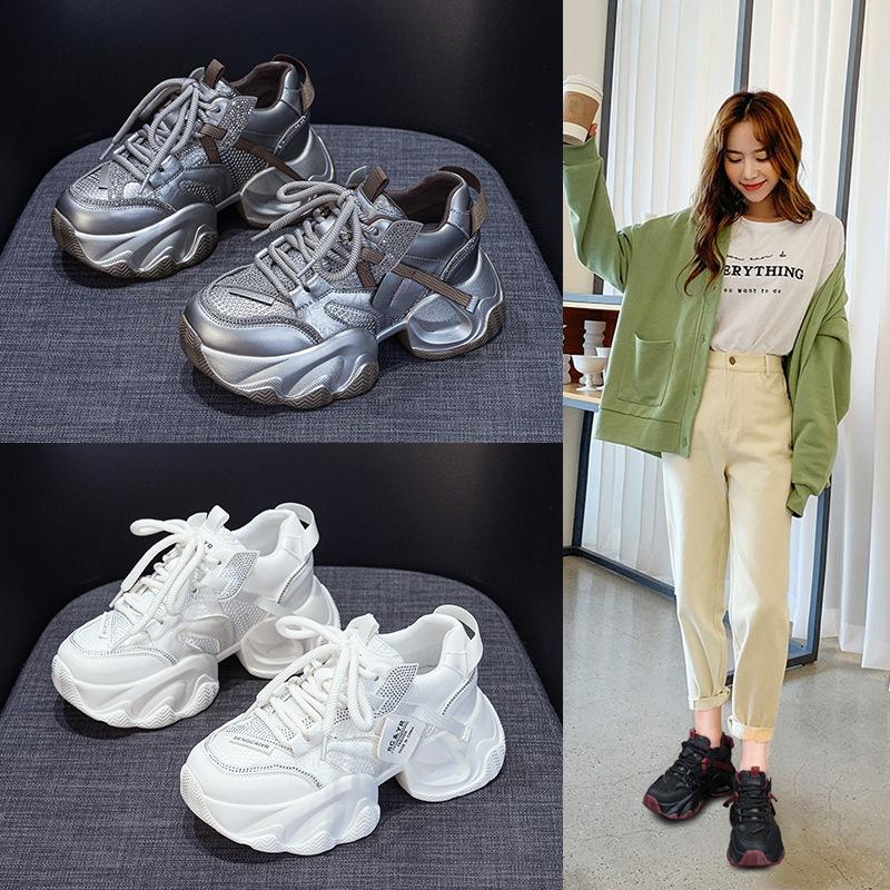 Popular dad shoes spring and summer new muffin thick sole inner height increase small sports and leisure women s shoes 34
Popular dad shoes spring and summer new muffin thick sole inner height increase small sports and leisure women s shoes 34