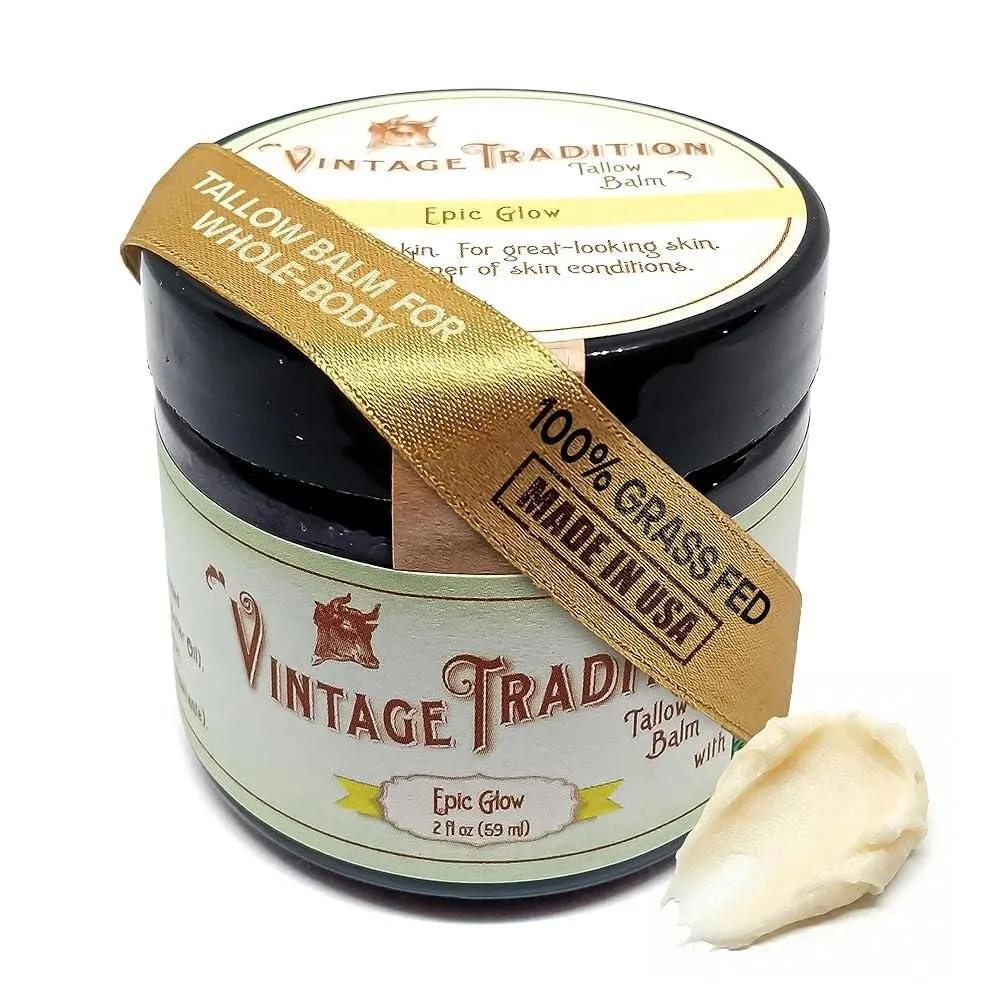 Vintage Tradition Beef Tallow Multi-purpose Balm - Healing Hydrating Lavender Skin Care Salve Alternative Body Lotion Hand Cream Others
Vintage Tradition Beef Tallow Multi-purpose Balm - Healing Hydrating Lavender Skin Care Salve Alternative Body Lotion Hand Cream Others
