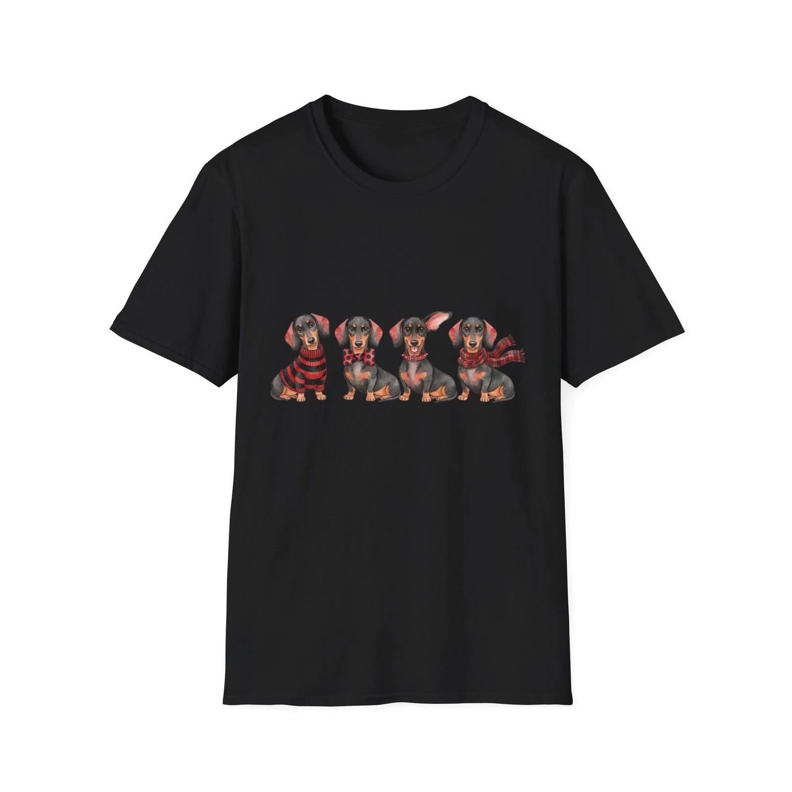 Dachshund Dog Watercolor Vintage Winter Fashion Black Tee Cute Graphic T-Shirt XL
Dachshund Dog Watercolor Vintage Winter Fashion Black Tee Cute Graphic T-Shirt XL