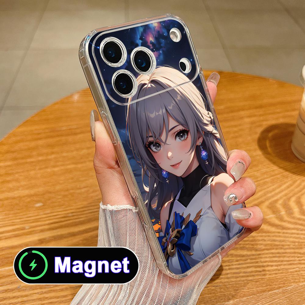 HSR Bronya Clear TPU Magsafe Mobile Phone Case for iPhone 17 16 15 14 13 12 11 Air Pro Max Plus Mini Colorful Cover iPhone 11 Pro Max
HSR Bronya Clear TPU Magsafe Mobile Phone Case for iPhone 17 16 15 14 13 12 11 Air Pro Max Plus Mini Colorful Cover iPhone 11 Pro Max