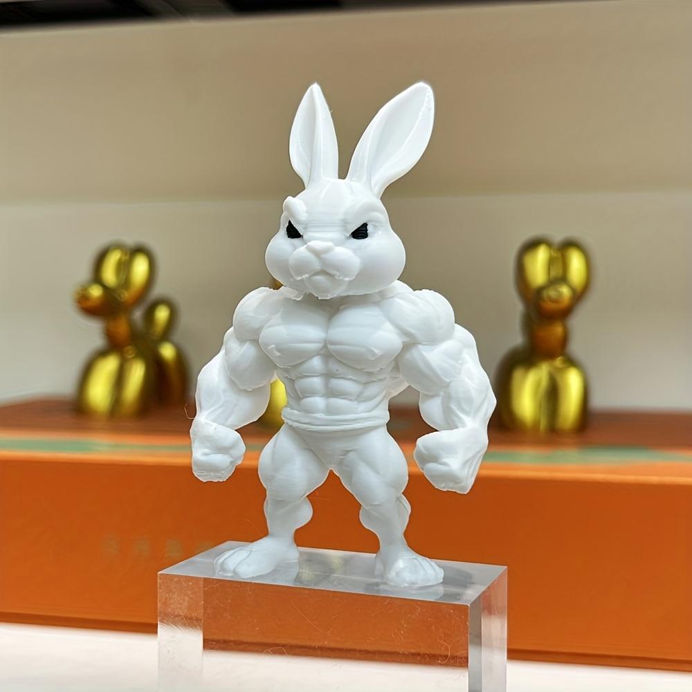 1 Piece White Muscle Rabbit Figurine Home Decor Item for Desktop, Entryway, Study, or Tv Cabinet, Also Suitable as a Gift for Friends or Loved Ones
1 Piece White Muscle Rabbit Figurine Home Decor Item for Desktop, Entryway, Study, or Tv Cabinet, Also Suitable as a Gift for Friends or Loved Ones