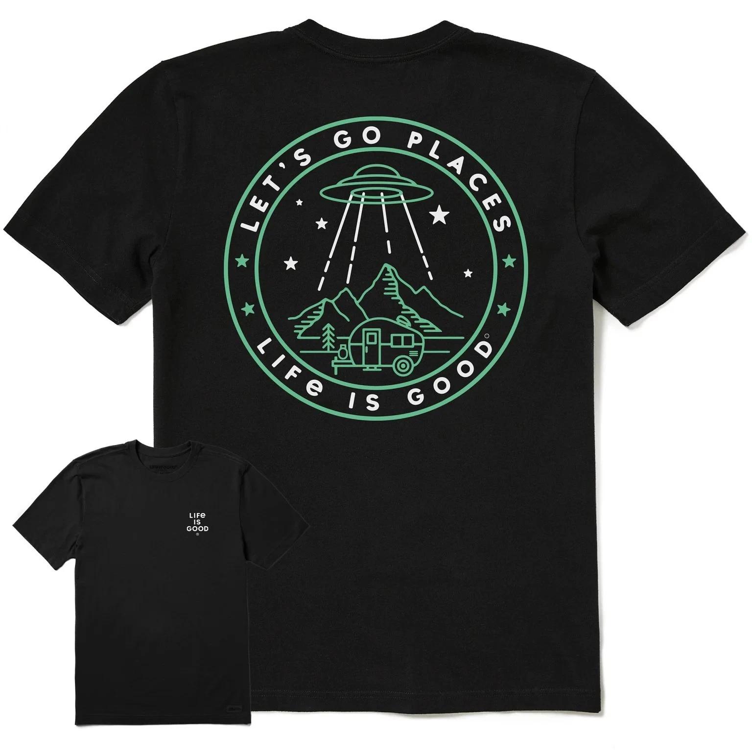 Life is Good. Men s UFO Let s Go Places Short Sleeve Crusher Tee, Faded Black S
Life is Good. Men s UFO Let s Go Places Short Sleeve Crusher Tee, Faded Black S
