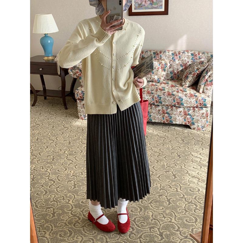 3rd Morning High-Waisted Pleated A-Line Midi Skirt ZY2569 One Size сірий колір
3rd Morning High-Waisted Pleated A-Line Midi Skirt ZY2569 One Size сірий колір