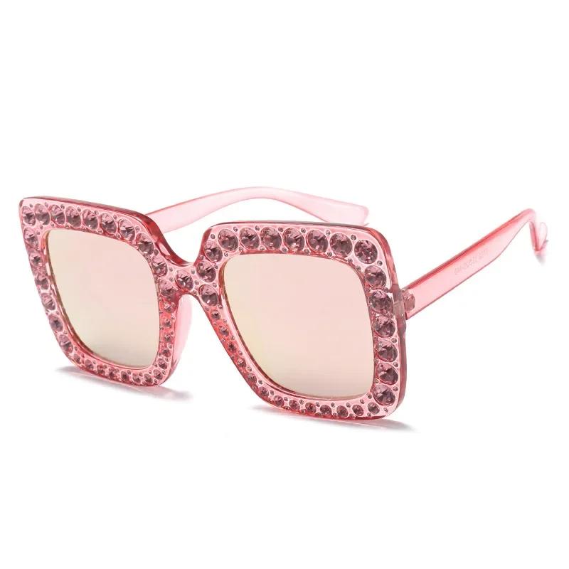 New Fashion Brand Luxury Designer Rhinestone Sunglasses Women Square Oversized Shades Glasses Diamond Vintage Party Sunglasses
New Fashion Brand Luxury Designer Rhinestone Sunglasses Women Square Oversized Shades Glasses Diamond Vintage Party Sunglasses