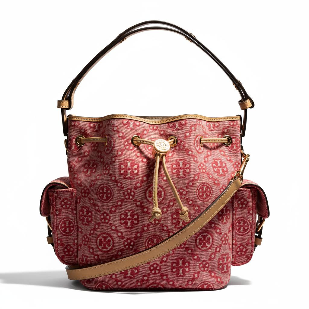 Tory Burch T Monogram T Letter Bucket Bag Cotton Denim With Calfskin Tote Bag Small Women Bags Red 179208-612 Basic Set (Bag+Dust Bag)
Tory Burch T Monogram T Letter Bucket Bag Cotton Denim With Calfskin Tote Bag Small Women Bags Red 179208-612 Basic Set (Bag+Dust Bag)