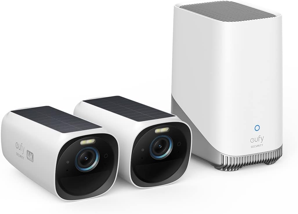 Anker Eufy eufyCam S330 Kit мільйон надвисокої потужності зображення Не вимагає проводки ГГц IP67 водонепроникний і пилонепроникний без додаткової плати eufyCam 2-Cam
Anker Eufy eufyCam S330 Kit мільйон надвисокої потужності зображення Не вимагає проводки ГГц IP67 водонепроникний і пилонепроникний без додаткової плати eufyCam 2-Cam