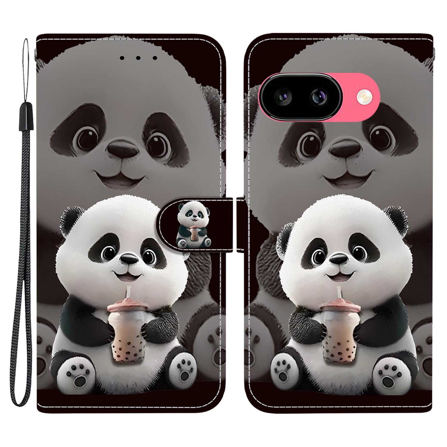 For Google Pixel 9a Leather Case Stand Wallet Pattern Printing Phone Cover with Wrist Strap
For Google Pixel 9a Leather Case Stand Wallet Pattern Printing Phone Cover with Wrist Strap