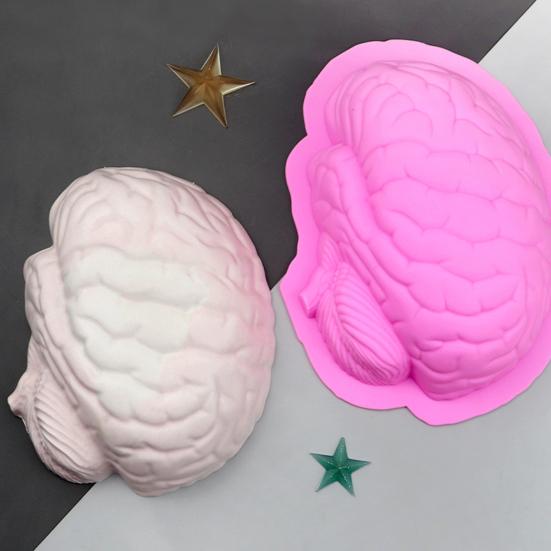 Yousheng Spooky Brain Shape Halloween Cake Mold Силиконовая антипригарная форма для помадки Инструменты для выпечки розовый
Yousheng Spooky Brain Shape Halloween Cake Mold Силиконовая антипригарная форма для помадки Инструменты для выпечки розовый