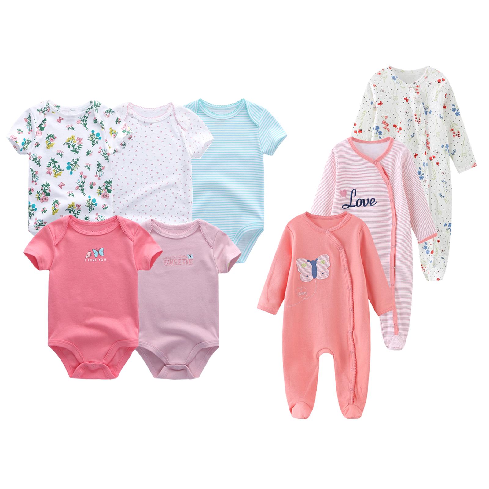 Одежда для новорожденных с рисунком из мультфильмов, 5 шт., боди с коротким рукавом для малышей и 3 шт., детские комбинезоны, мягкая детская одежда 3-6Months
Одежда для новорожденных с рисунком из мультфильмов, 5 шт., боди с коротким рукавом для малышей и 3 шт., детские комбинезоны, мягкая детская одежда 3-6Months