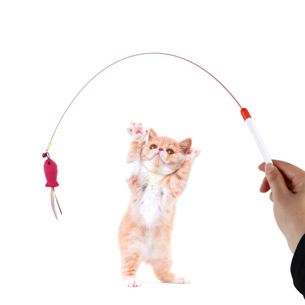 Funny Cat Toy Kitten Exercise Training Toy Chew Rod Pet Supplies Cat Teaser Wand Cats Teasing Stick Fish
Funny Cat Toy Kitten Exercise Training Toy Chew Rod Pet Supplies Cat Teaser Wand Cats Teasing Stick Fish