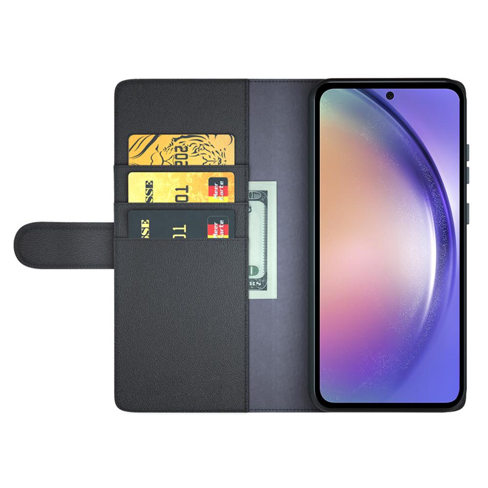 For Samsung Galaxy A55 5G Case Genuine Cow Leather+Split Leather Phone Cover with Wallet Stand Black
For Samsung Galaxy A55 5G Case Genuine Cow Leather+Split Leather Phone Cover with Wallet Stand Black