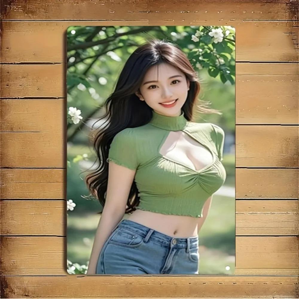 Metal Wall Art Woman Face Sign Modern D Iron Decor for Home Cafe 20x30cm(7.8x11.8inch)
Metal Wall Art Woman Face Sign Modern D Iron Decor for Home Cafe 20x30cm(7.8x11.8inch)