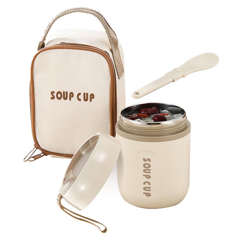 Lunch Soup Jar Soup Jar 480ML Bento Box Bowl Shape Soup Can Lunch Jar Soup Cup Bento Box Lunch Box Lunch Can Cold Lunch Jar Large Capacity Bowl Shape бежевий
Lunch Soup Jar Soup Jar 480ML Bento Box Bowl Shape Soup Can Lunch Jar Soup Cup Bento Box Lunch Box Lunch Can Cold Lunch Jar Large Capacity Bowl Shape бежевий