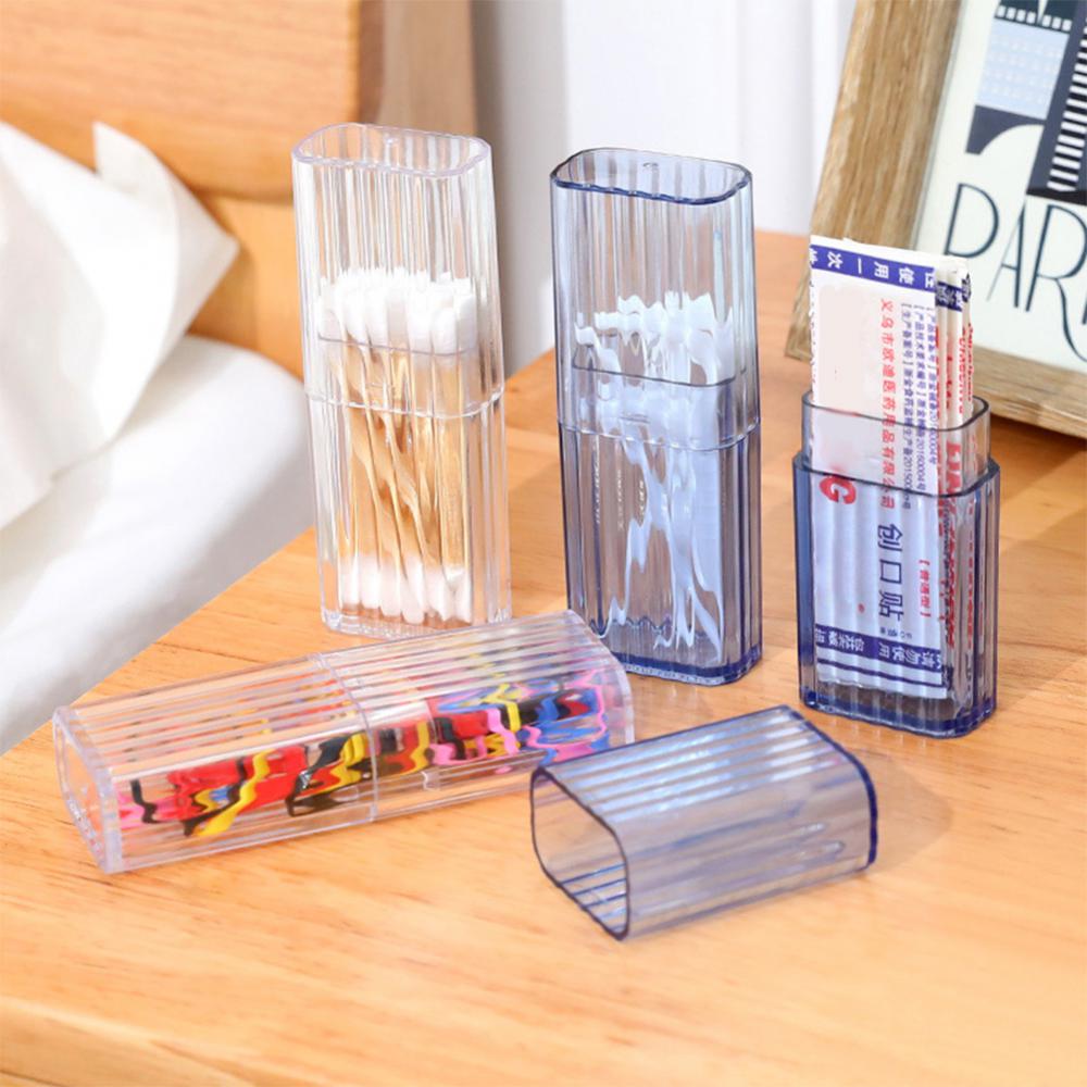 Travel Portable Makeup Cotton Swabs Organizer Box Transparent Cosmetics Cotton Pads Holder Plastic Container Home Swab Case
Travel Portable Makeup Cotton Swabs Organizer Box Transparent Cosmetics Cotton Pads Holder Plastic Container Home Swab Case