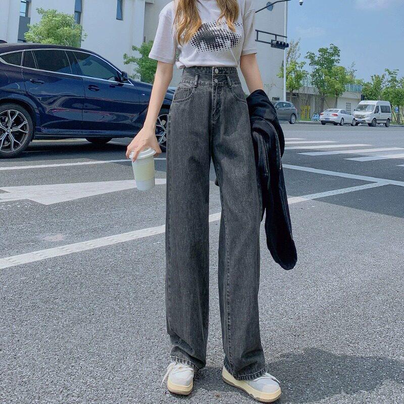 Women s High Waist Light Wash Denim Jeans - Spring/Summer 2026, Straight Loose Fit, Wide-Leg, Floor-Length Pants XS
Women s High Waist Light Wash Denim Jeans - Spring/Summer 2026, Straight Loose Fit, Wide-Leg, Floor-Length Pants XS