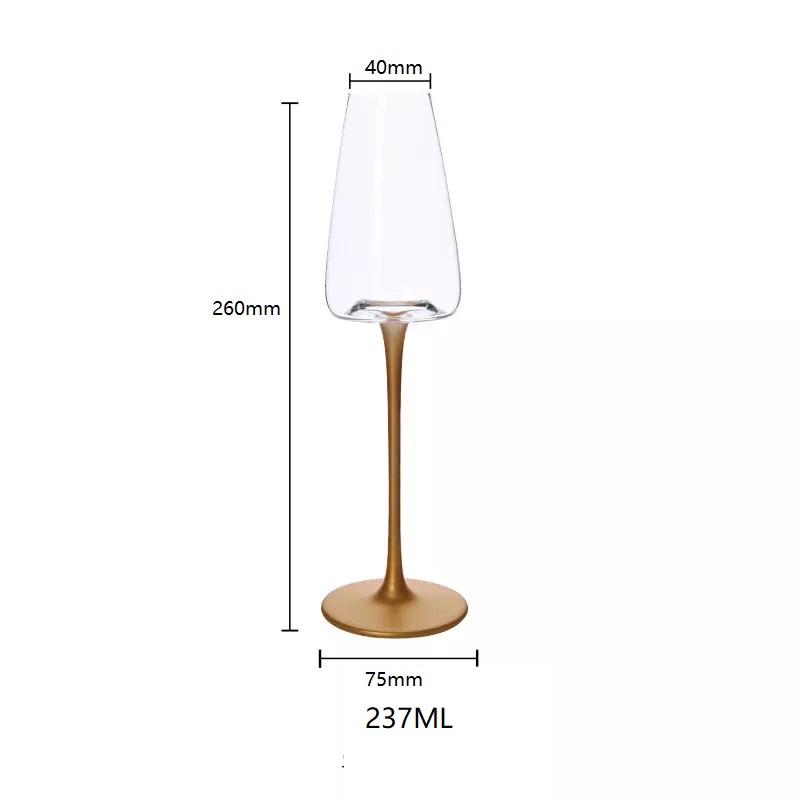 Transparent Crystal Red Wine Glasses Concave Bottom Gold Stem Goblet Bar Banquet Bordeaux Glass Wedding Party Champagne Cup Gift 1Pcs
Transparent Crystal Red Wine Glasses Concave Bottom Gold Stem Goblet Bar Banquet Bordeaux Glass Wedding Party Champagne Cup Gift 1Pcs