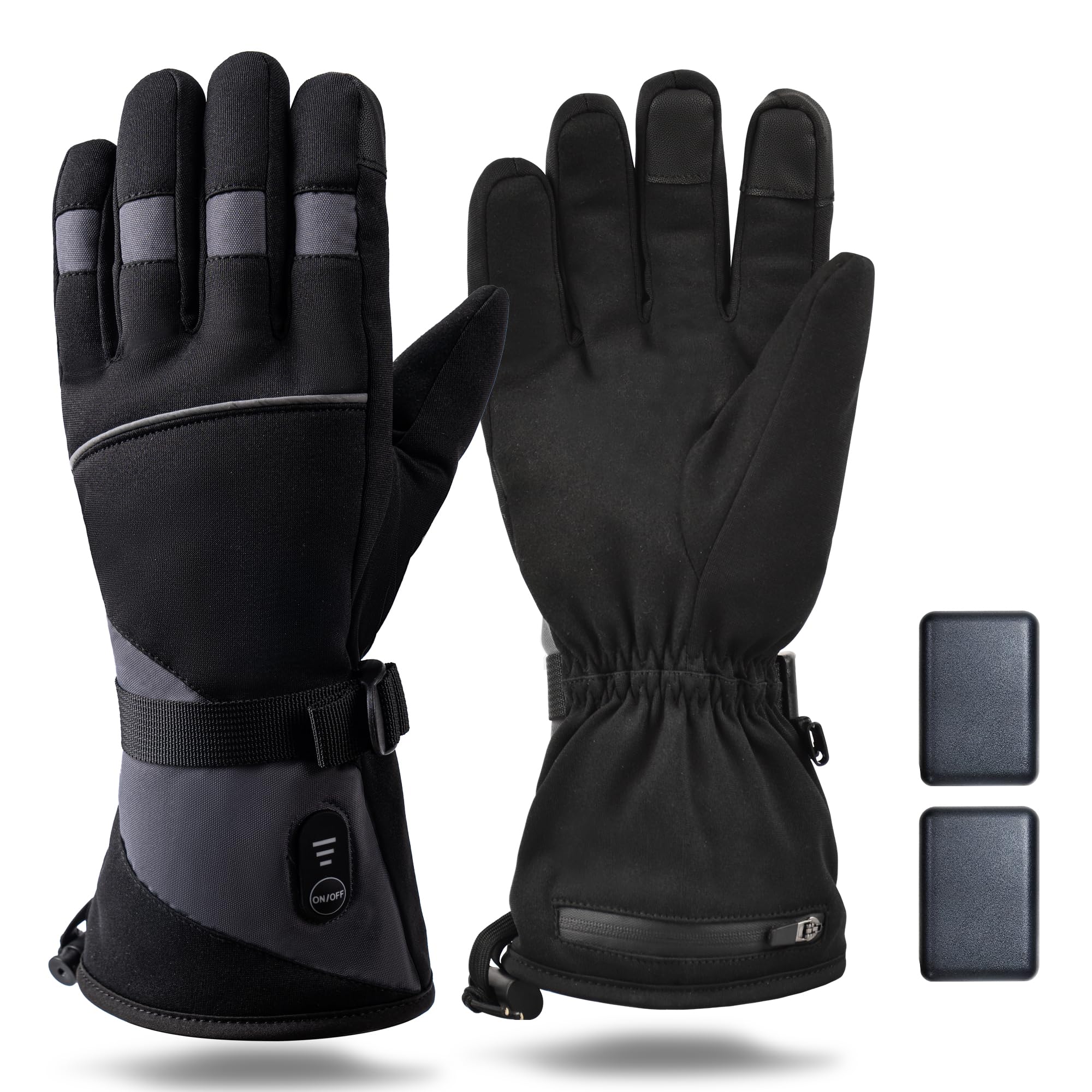 Электрические перчатки с подогревом на 6000 мАч, 3 температурных режима, сенсорный экран, быстрый нагрев, идеально подходят для осени и в качестве подарка для мужчин и для активного отдыха, мотоциклов, мотоциклов, аккумуляторные, чёрный
Электрические перчатки с подогревом на 6000 мАч, 3 температурных режима, сенсорный экран, быстрый нагрев, идеально подходят для осени и в качестве подарка для мужчин и для активного отдыха, мотоциклов, мотоциклов, аккумуляторные, чёрный