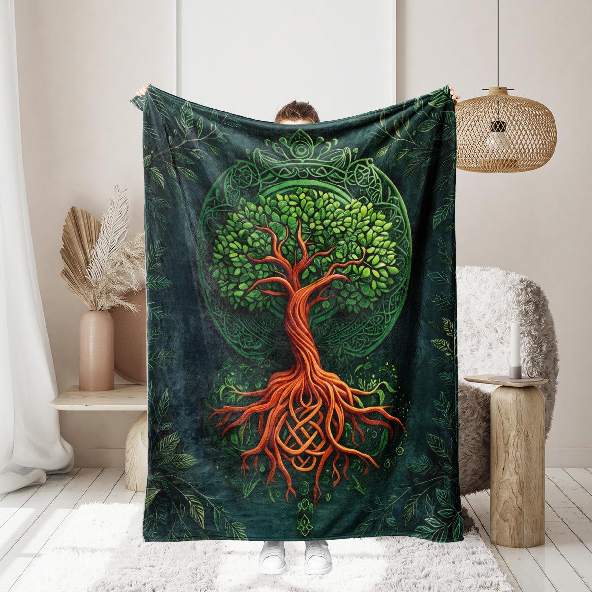 Tree of Life Series Printed Blanket for Sofa Bed Travel Camping Living Room Office Conditioning Blanket for All Seasons Gifts 75x90cm
Tree of Life Series Printed Blanket for Sofa Bed Travel Camping Living Room Office Conditioning Blanket for All Seasons Gifts 75x90cm
