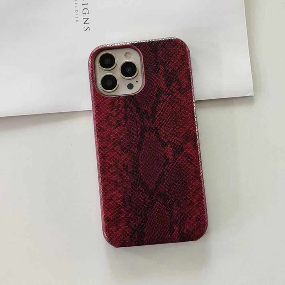 For iPhone 14 Pro Phone Case PC+PU Leather Cover Snake Texture Anti-Drop Phone Back Shell Wine Red
For iPhone 14 Pro Phone Case PC+PU Leather Cover Snake Texture Anti-Drop Phone Back Shell Wine Red