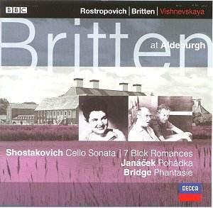 CD BENJAMIN BRITTEN, MSTISLAV ROSTROPO - Shostakovich/Janácek/Bridge: Britte 4668232 Decca 2000 Japan Classical Used
CD BENJAMIN BRITTEN, MSTISLAV ROSTROPO - Shostakovich/Janácek/Bridge: Britte 4668232 Decca 2000 Japan Classical Used