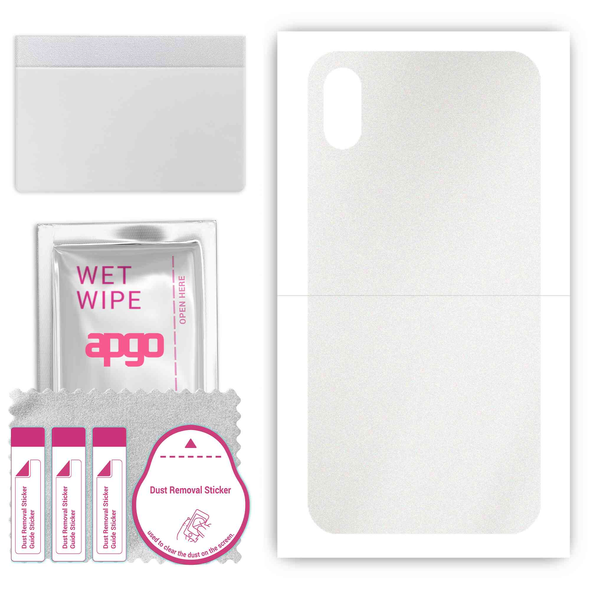 Apgo Protective Skin Sticker для задньої панелі, сумісний з Apple iPhone XS, Wrap Film, Foil, Vinyl - Pattern Matte Transparent
Apgo Protective Skin Sticker для задньої панелі, сумісний з Apple iPhone XS, Wrap Film, Foil, Vinyl - Pattern Matte Transparent