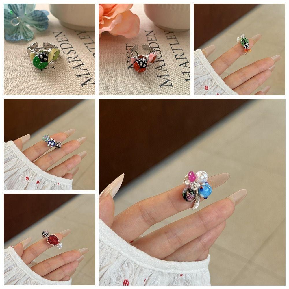 Jewelry Accessories Painting Ring Geometric Enamel Flower Ring Insect Drip Oil Ring Friend Style7
Jewelry Accessories Painting Ring Geometric Enamel Flower Ring Insect Drip Oil Ring Friend Style7