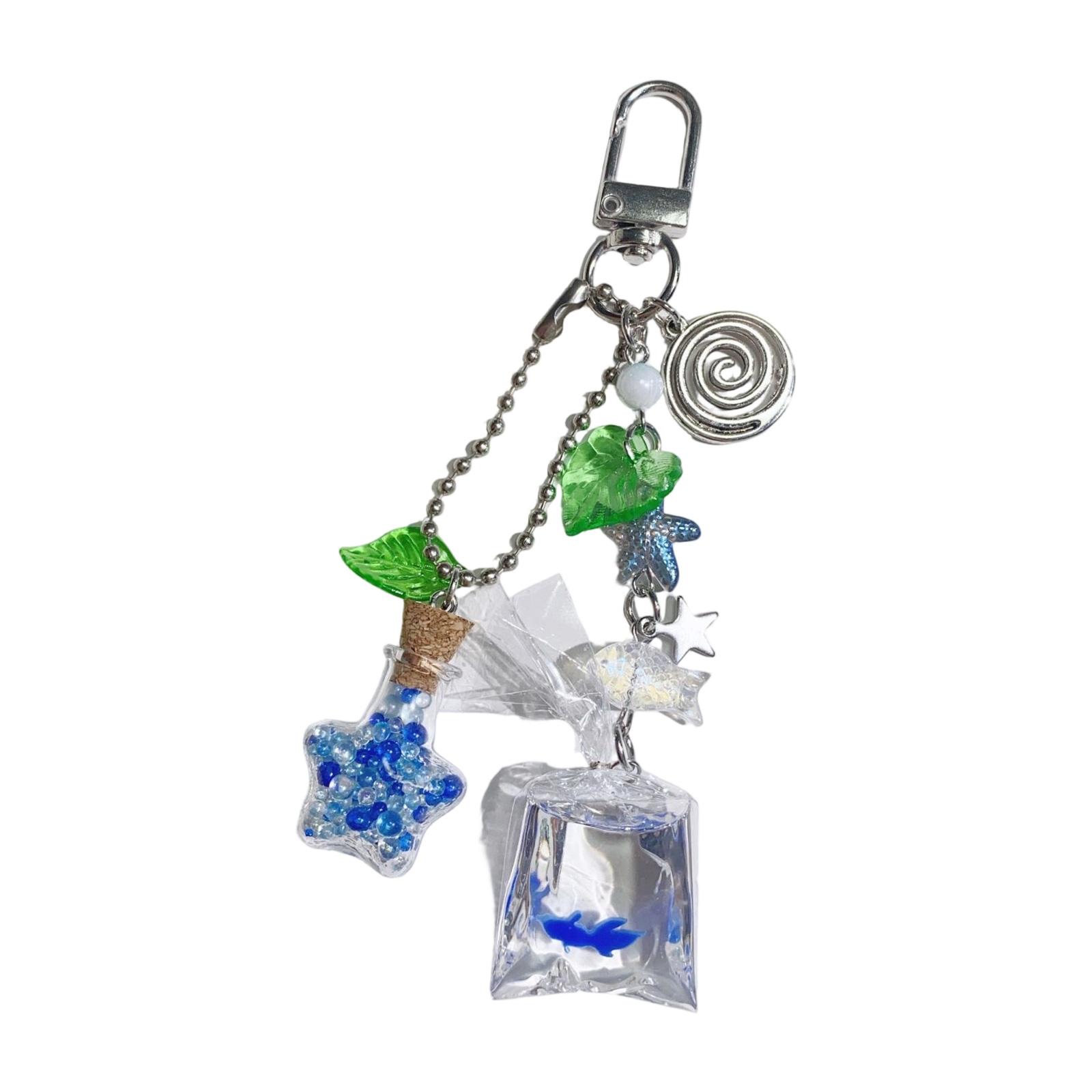 Sentimental Star Wishes Bottle And Fish Acrylic Keychain Ideal For Commuters Lightweight Keepsakes Accessory синій
Sentimental Star Wishes Bottle And Fish Acrylic Keychain Ideal For Commuters Lightweight Keepsakes Accessory синій