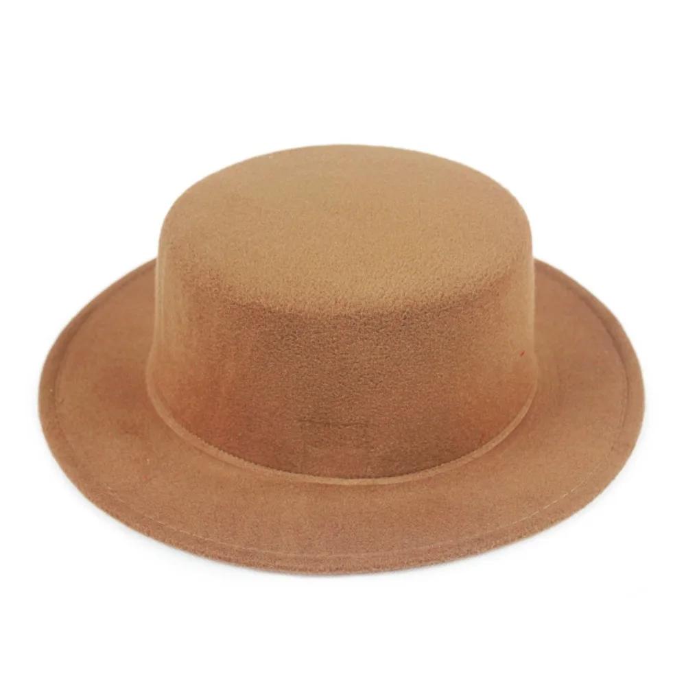 Elegant Retro Women Flatcap Wide Brim Hepburn Style Flat-top Cap Solid Color Felt Hat Gentleman
Elegant Retro Women Flatcap Wide Brim Hepburn Style Flat-top Cap Solid Color Felt Hat Gentleman