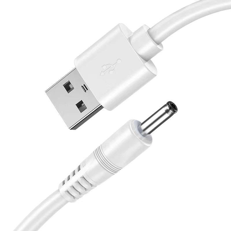 Universal DC3.5mm Charging Cable for Small Fan, Desk Lamp, Speaker, Electric Toothbrush, 2A Power Cord 30cm USB to DC Round Hole
Universal DC3.5mm Charging Cable for Small Fan, Desk Lamp, Speaker, Electric Toothbrush, 2A Power Cord 30cm USB to DC Round Hole