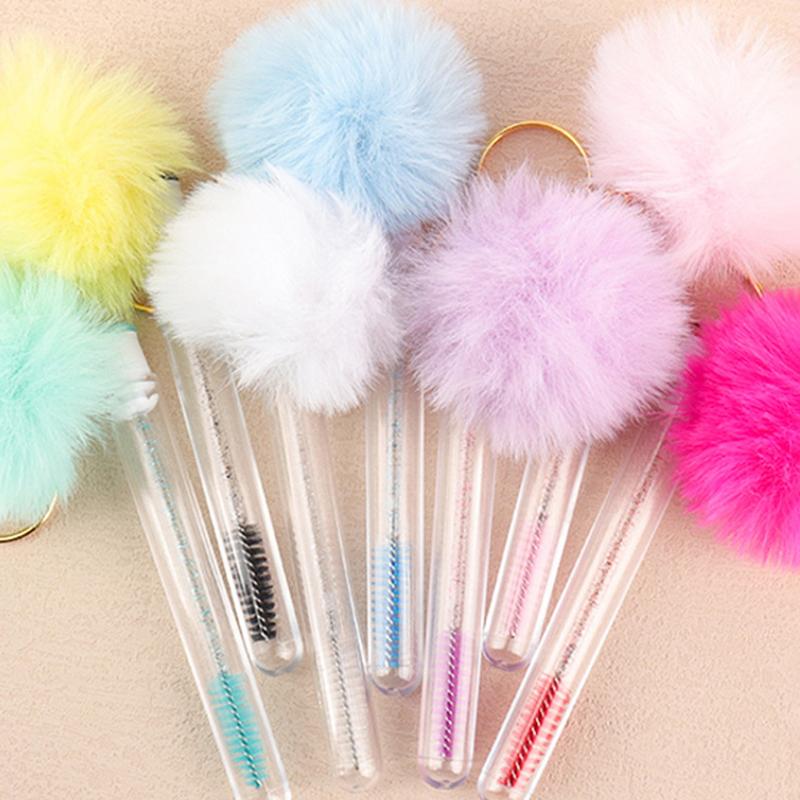 Eyelash Brush Tube With Pompom Lash Extension Makeup Brush Dustproof Eyebrow Comb Beauty Tools
Eyelash Brush Tube With Pompom Lash Extension Makeup Brush Dustproof Eyebrow Comb Beauty Tools