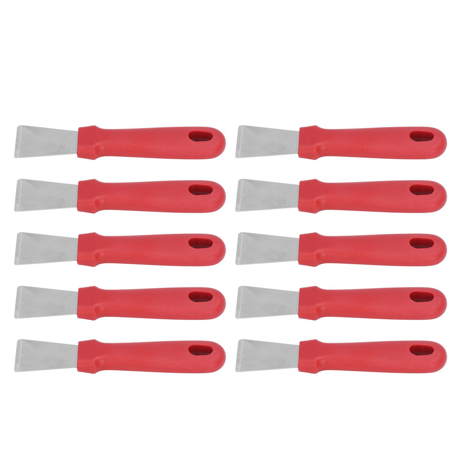10Pcs Putty Knife Sturdy Durable Stainless Steel Ergonomic Design Nonslip Handle Wide Application
10Pcs Putty Knife Sturdy Durable Stainless Steel Ergonomic Design Nonslip Handle Wide Application