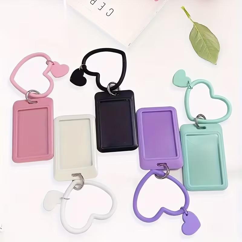 Korean Style Aesthetic Credit Card Holder Case Cute Macaron Color Heart Keychain Badge Id Business Card Holdersfor Students
Korean Style Aesthetic Credit Card Holder Case Cute Macaron Color Heart Keychain Badge Id Business Card Holdersfor Students